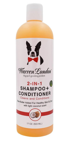 2-in-1 Dog Shampoo + Conditioner - Coconut Scented
