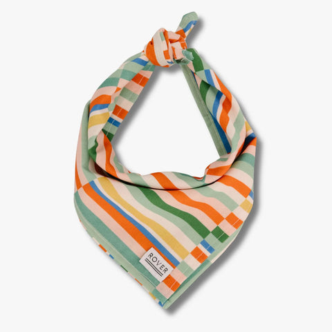 CAMP STRIPE DOG BANDANA