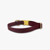 BURGUNDY DOG COLLAR