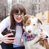 IVY MADRAS DOG BANDANA