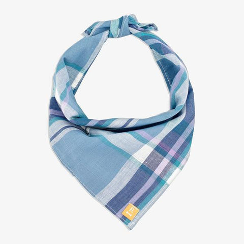 LAKESIDE PLAID DOG BANDANA