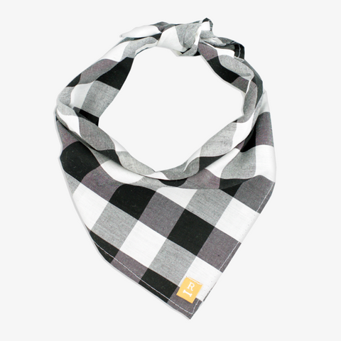 NEWPORT CHECK DOG BANDANA